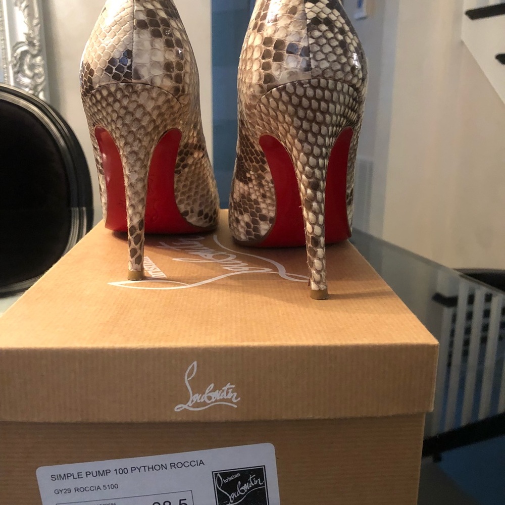 Christian Louboutin Python Pump 100 - image 3
